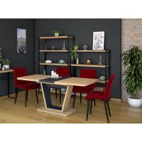 Scaun Tapitat MILA VELVET Genarom SN Verde / Tap 146